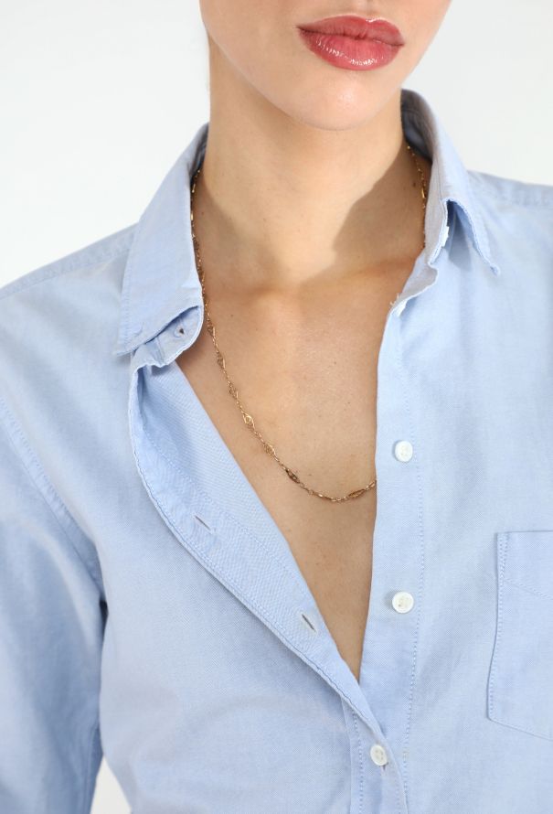 Vintage Fine Jewelry Antique 18k Yellow Gold Chain Necklace - 4