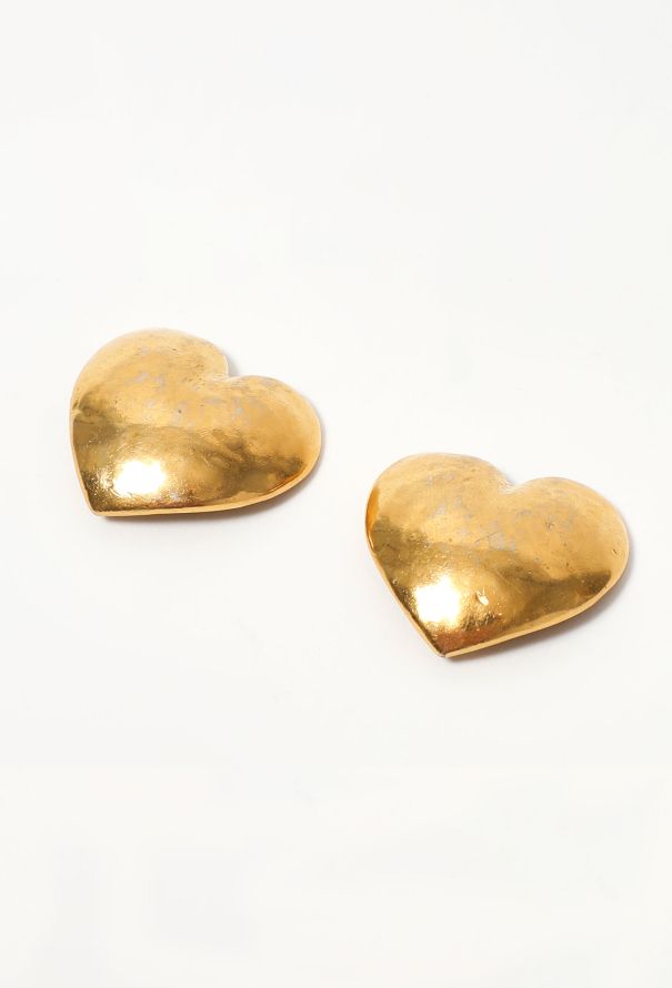 Heart clip discount on earrings