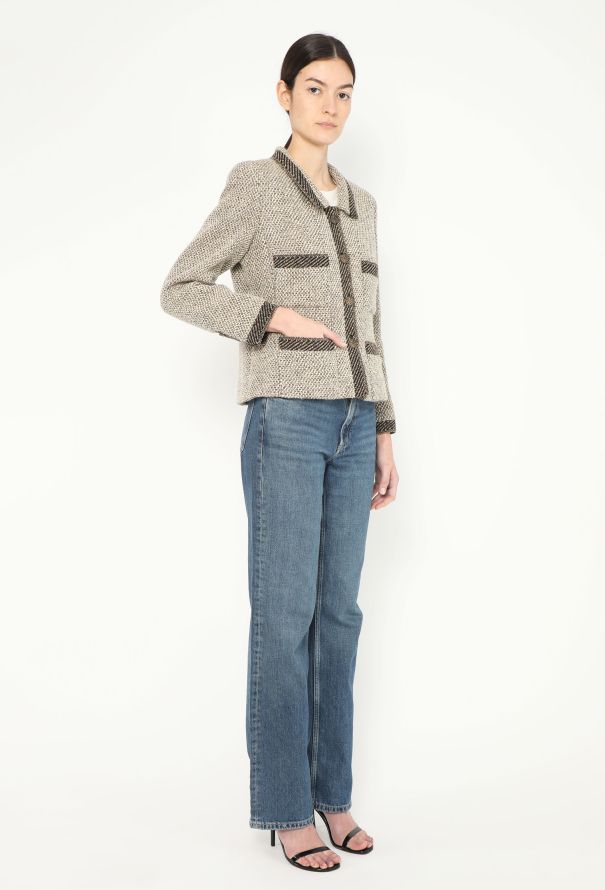 Chanel F/W 1998 Tweed Pocket Jacket - 6