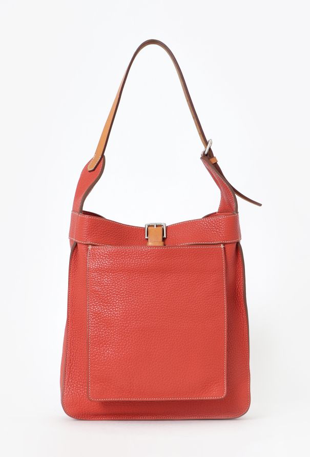 Hermès Orange Clémence Marwari Bag - 1