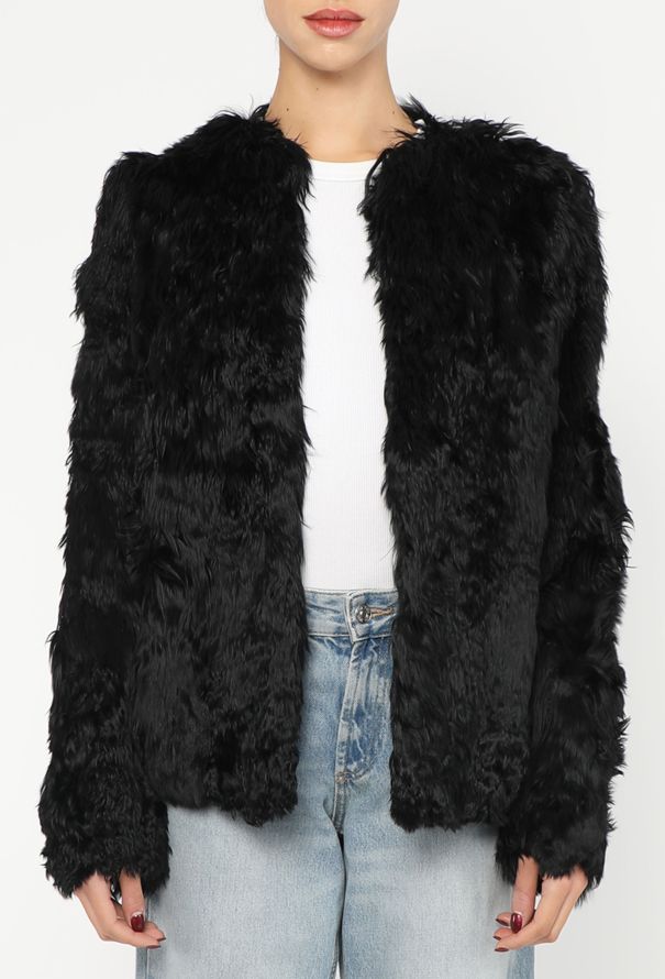 Saint Laurent 2013 Alpaca Fur Jacket - 1