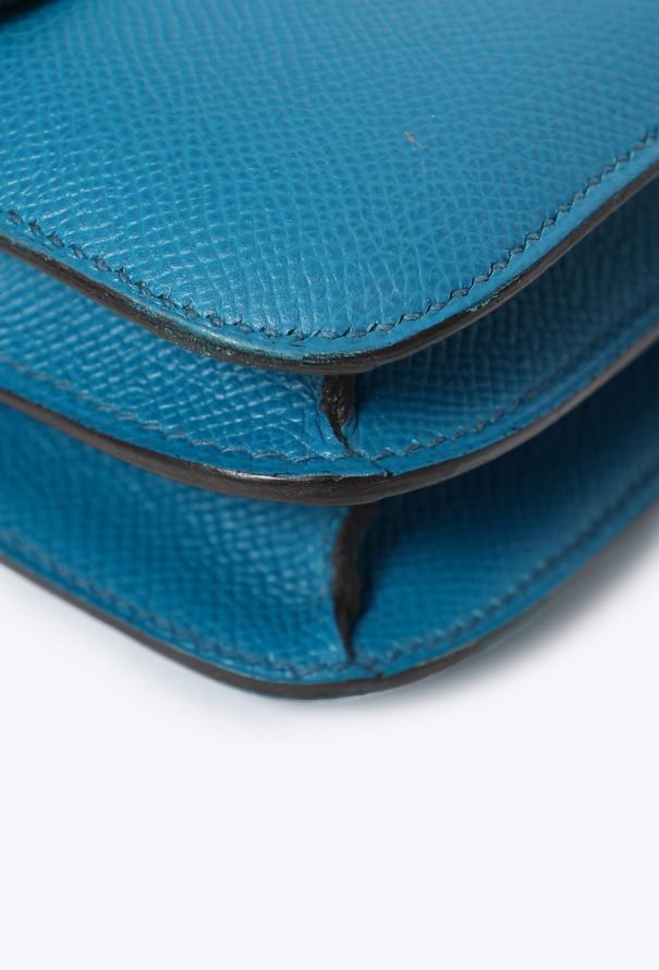 Hermès Bleu Izmir Epsom Constance Elan 25 - 13