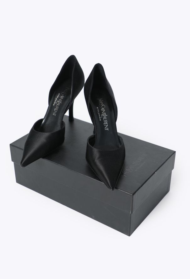 Saint Laurent Tom Ford '90s Classic Satin Pumps - 6