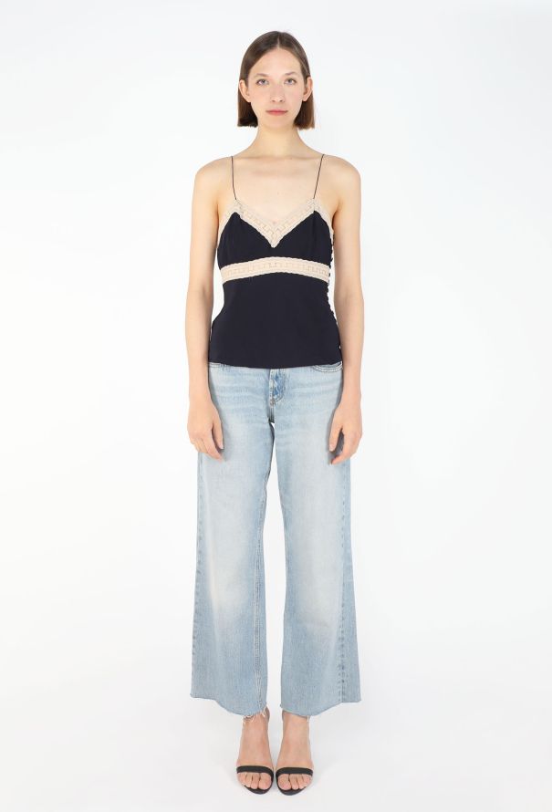 Chloé F/W 1999 Lace Trim Camisole - 3