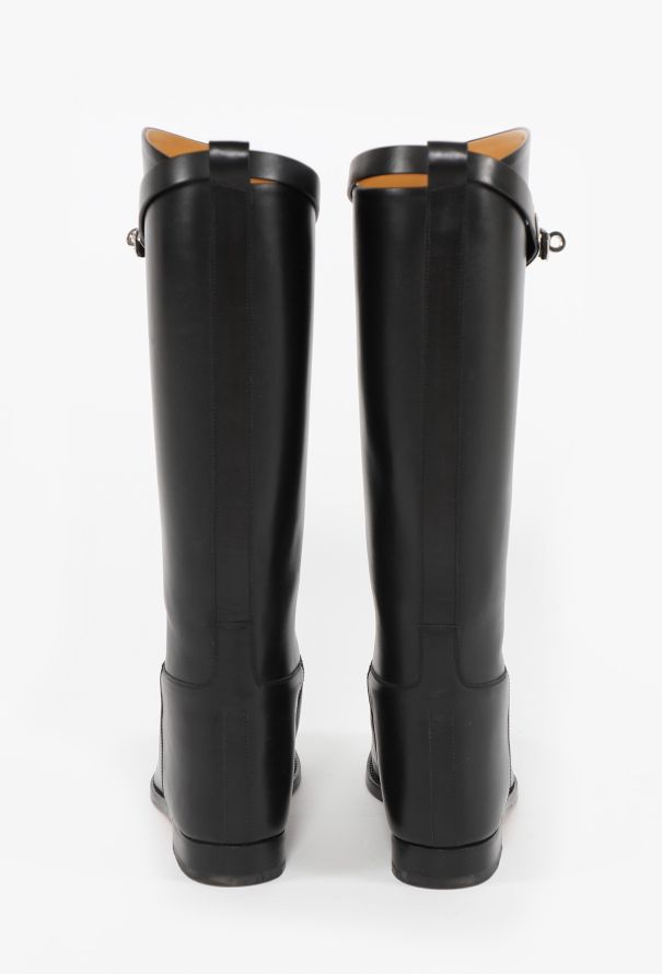 Hermès Jumping Leather Riding Boots - 4