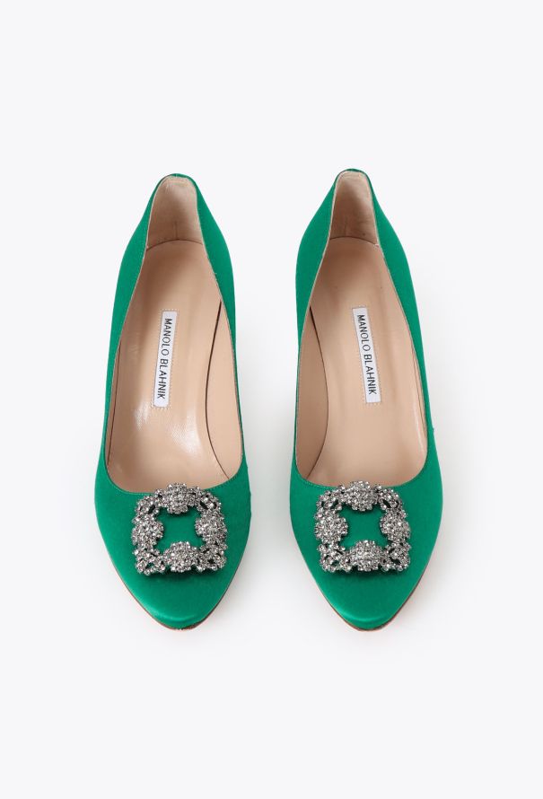 Manolo Blahnik 2020 Hangisi Satin Pumps - 2 Manolo Blahnik 2020 Hangisi Satin Pumps - 2