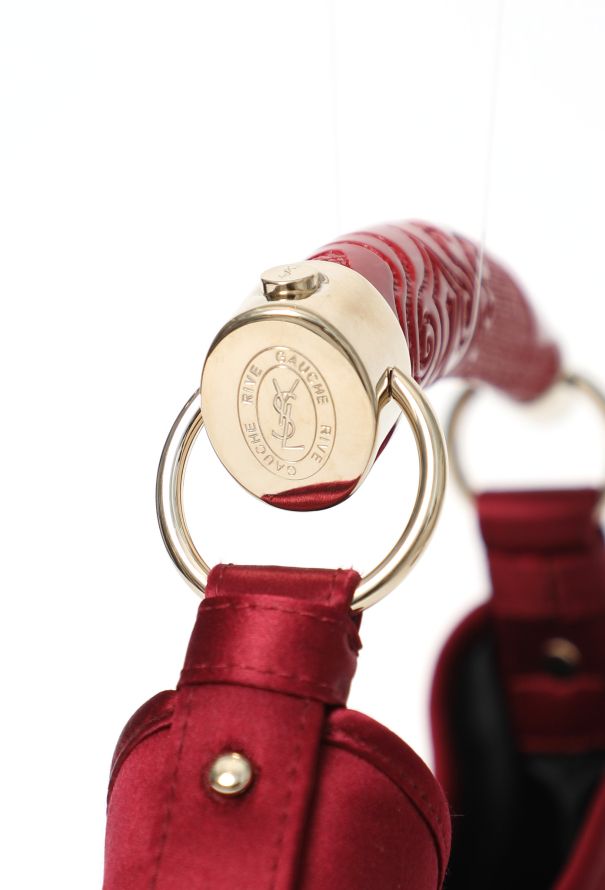 Saint Laurent Early 2000s Crepe Satin Mini Mombasa Bag - 11