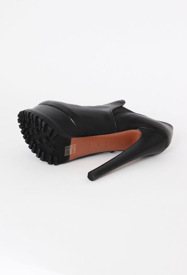 Alaïa Platform Leather Stiletto Boots - 5 Alaïa Platform Leather Stiletto Boots - 5