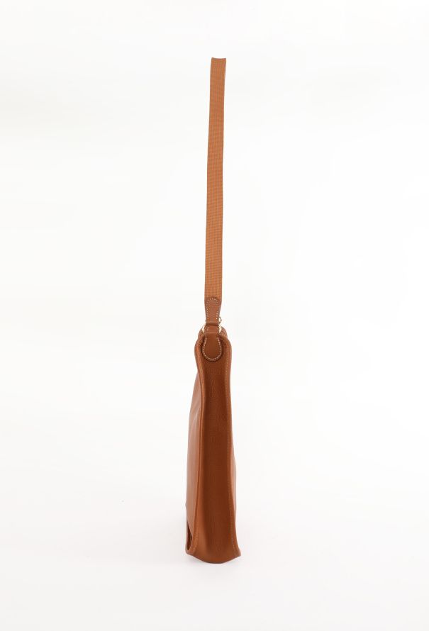 Hermès Vintage Gold Courchevel Vespa MM Bag - 3