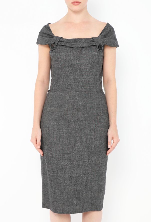 Dior Tailored Off-Shoulder Dress - 2