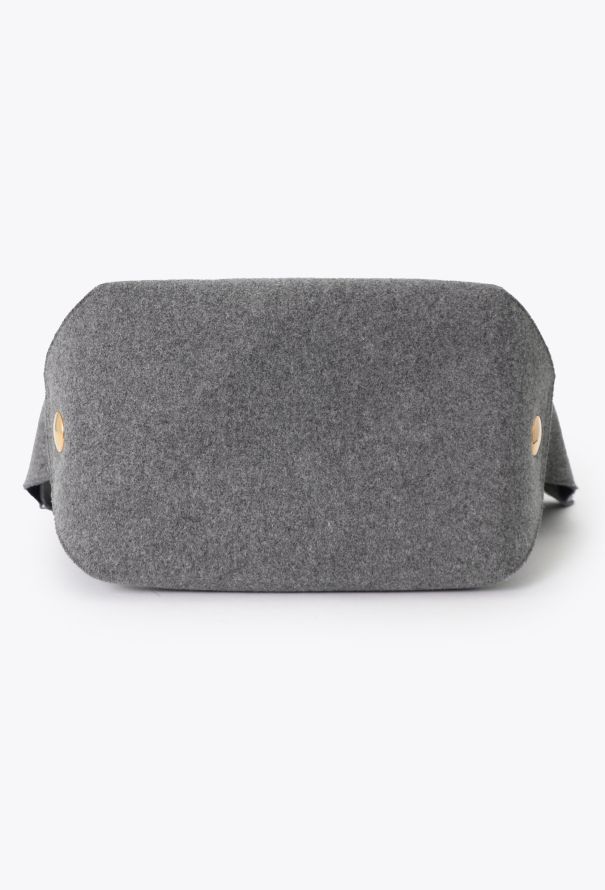 Céline Grey Felt Orb Tote Bag - 6 Céline Grey Felt Orb Tote Bag - 6