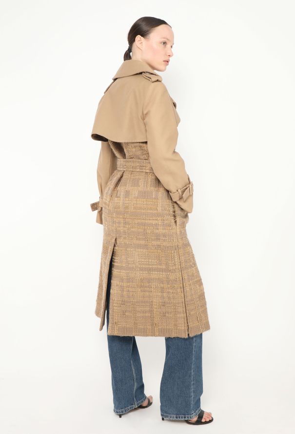 Chanel F/W 2016 Belted Tweed Trench - 6