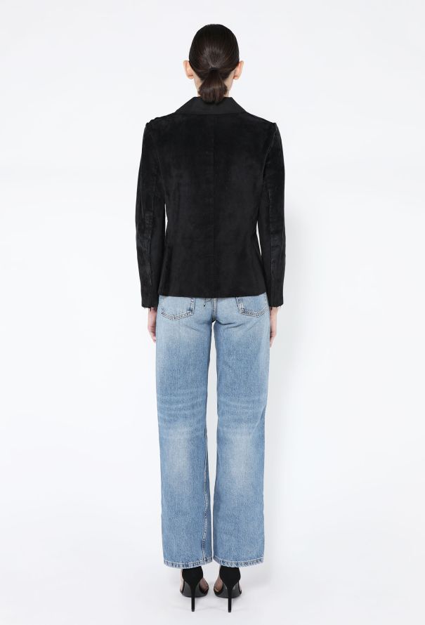 Chanel S/S 2003 Cropped Suede Jacket - 7