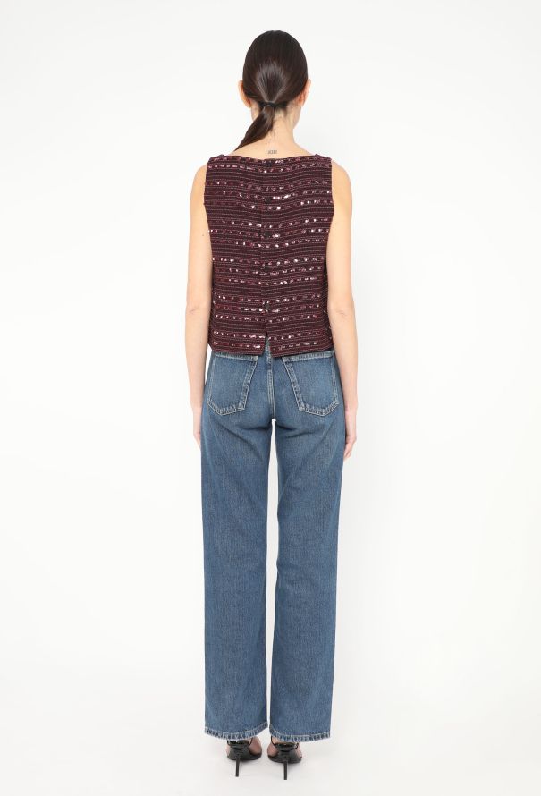 Chanel 2000 Sequin Tweed Jacket & Top - 7 Chanel 2000 Sequin Tweed Jacket & Top - 7