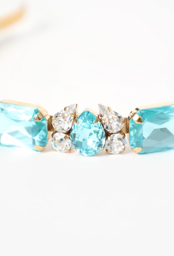 Dolce & Gabbana Aquamarine Crystal Headband - 6