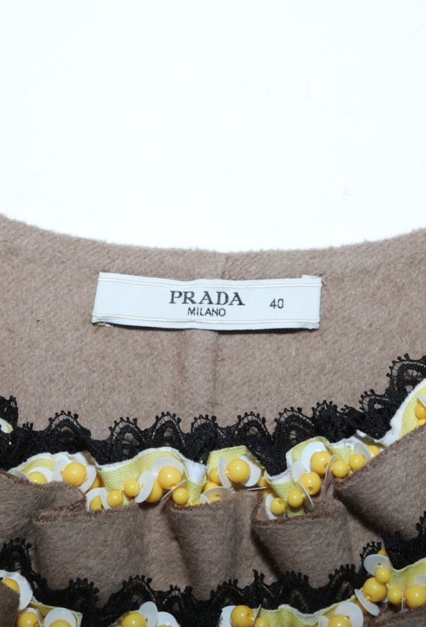 Prada Embellished Lace Bib Dress, F/W 2010 - 7