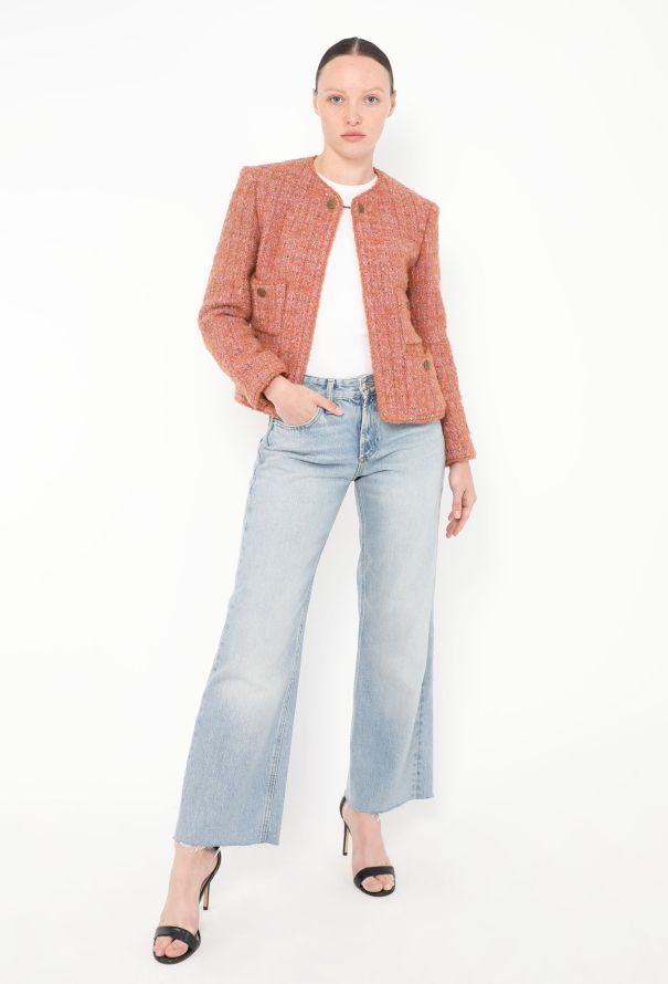 Chanel 1997 Gilded 'CC' Bouclé Jacket - 4