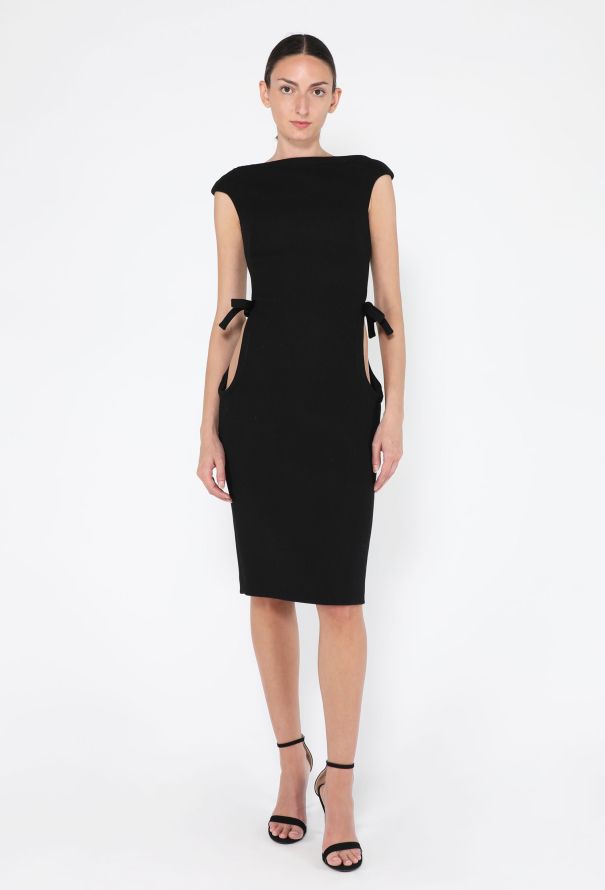 Miu Miu Natté Wool Cut-Out Dress, F/W 2024 - 1