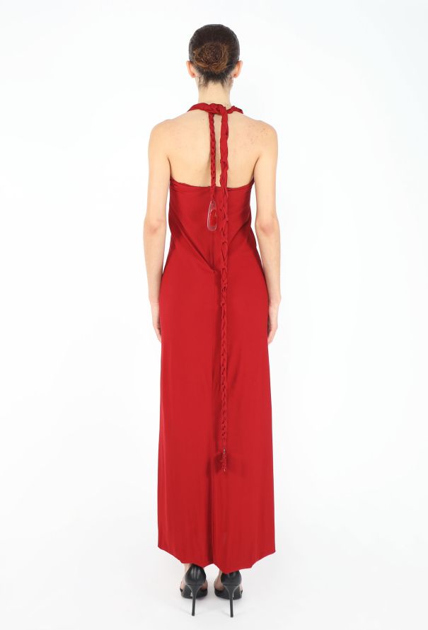 Jean Paul Gaultier 2002 Braided Trim Ruched Dress - 7