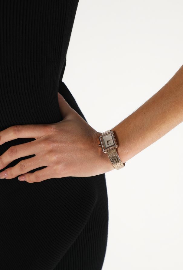 Chanel 2023 Boy-Friend Tweed 18K Gold & Diamonds Watch - 5