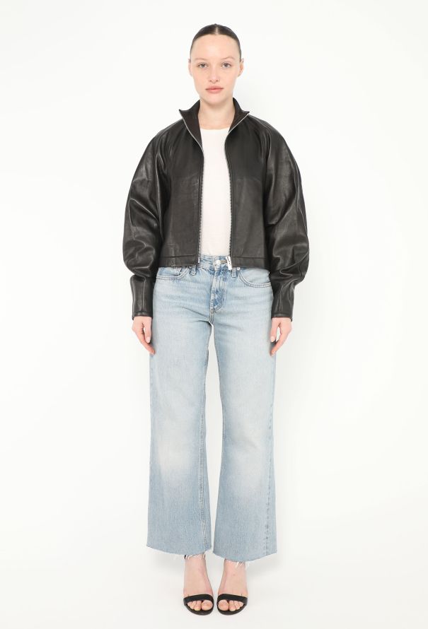 Alaïa 2024 Lambskin Bomber Jacket - 2 Alaïa 2024 Lambskin Bomber Jacket - 2