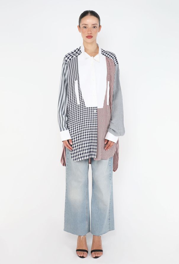 Loewe Gingham Patchwork Tunic - 1