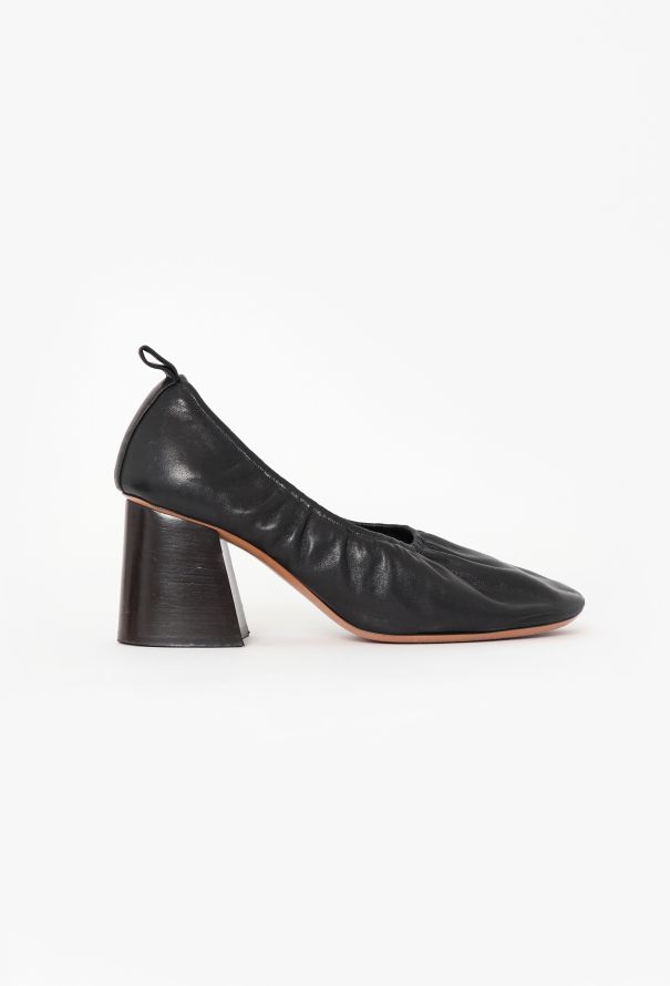 Céline S/S 2015 Leather Ballerina Heels - 1