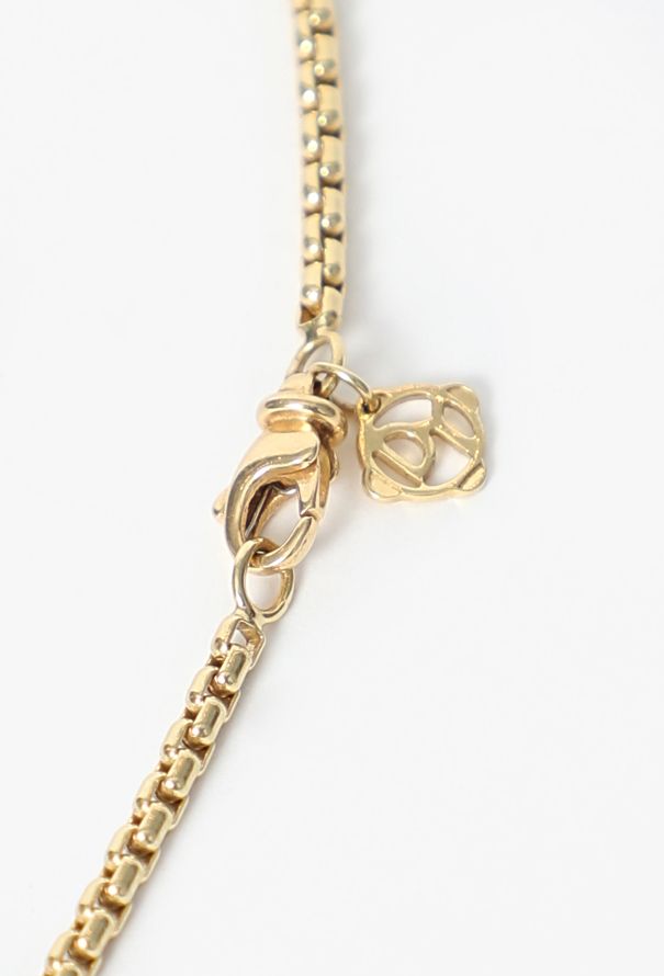 David Yurman Vintage 18K Yellow Gold Box Chain Necklace - 5