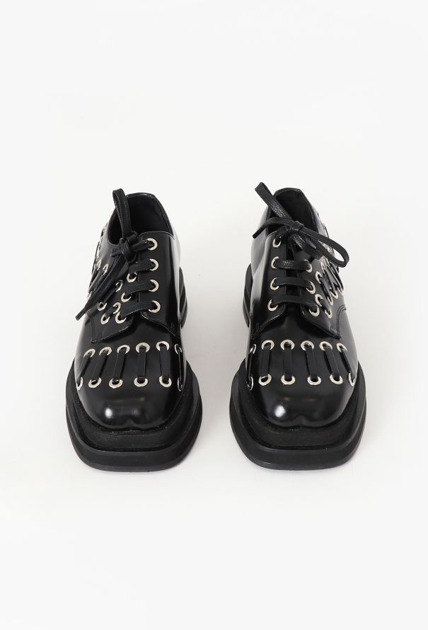 Simone Rocha F/W 2024 Leather Grommet Brogues - 3