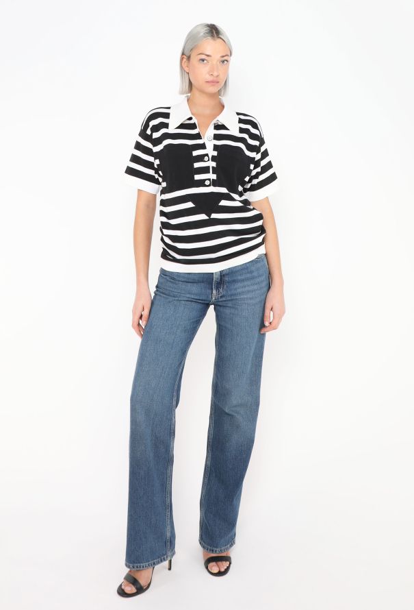 Chanel RARE S/S 1987 Marinière Polo - 4