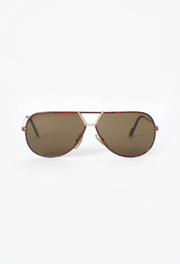 Ferrari 1980s Aviator Sunglasses - 1