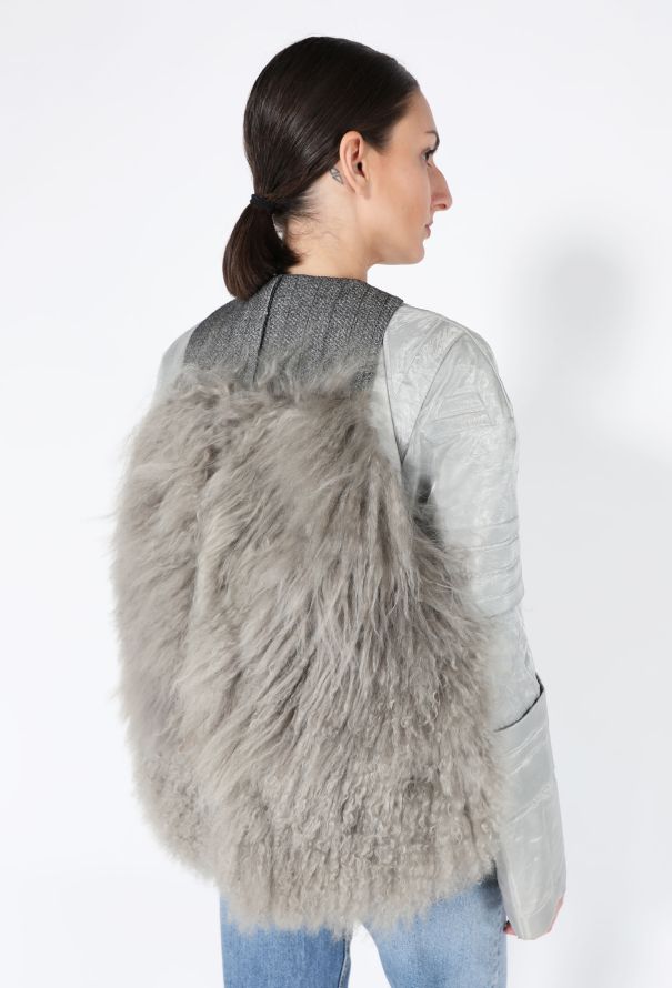 Balenciaga COLLECTOR F/W 2010 Shearling Bomber Jacket - 7