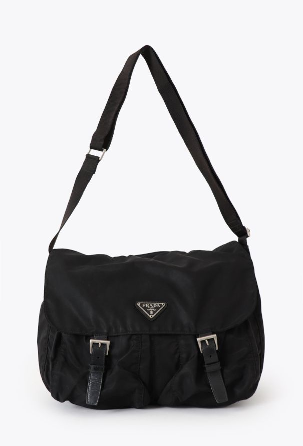 Prada '90s Vela Nylon Messenger Bag - 1