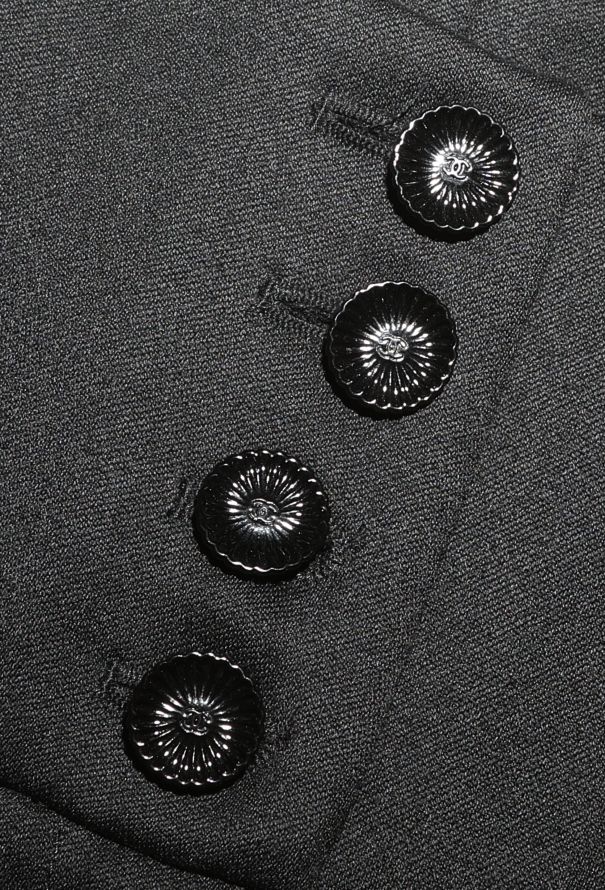 Chanel Cropped 'CC' Palazzo Trousers - 6