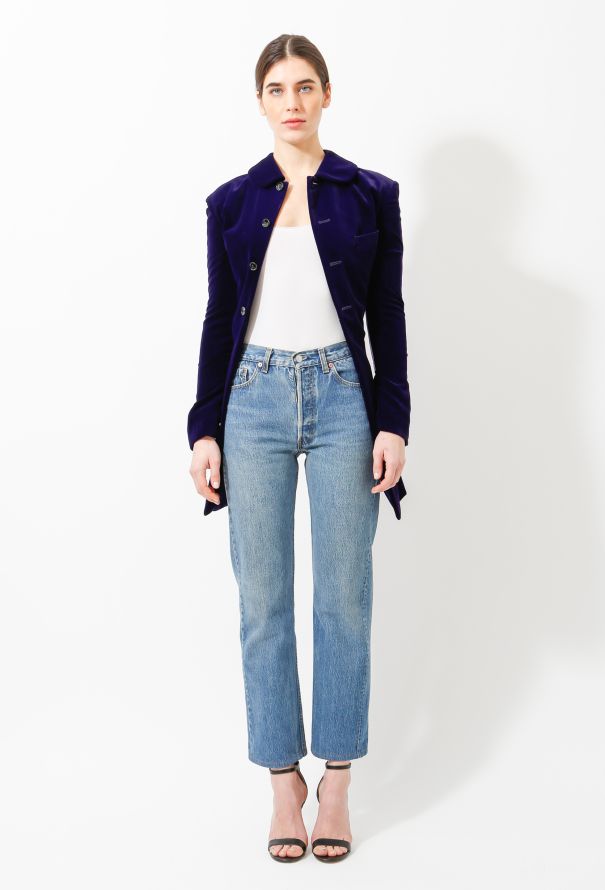 Comme des Garçons F/W 2007 Trompe l'Œil Velvet Jacket - 4