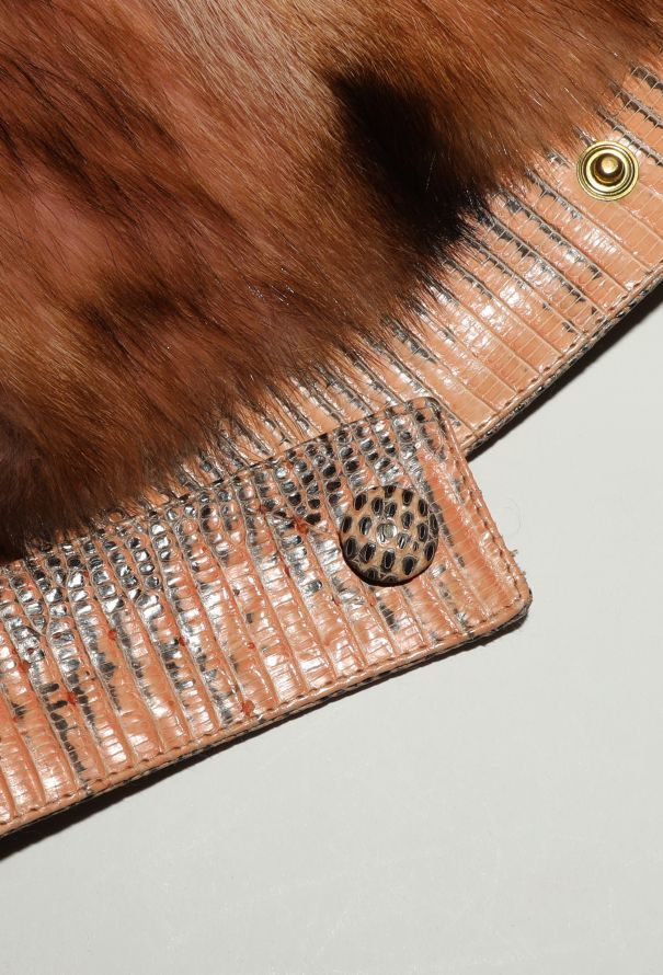 Gianni Versace F/W 2000 Python Fur Bomber Jacket - 8