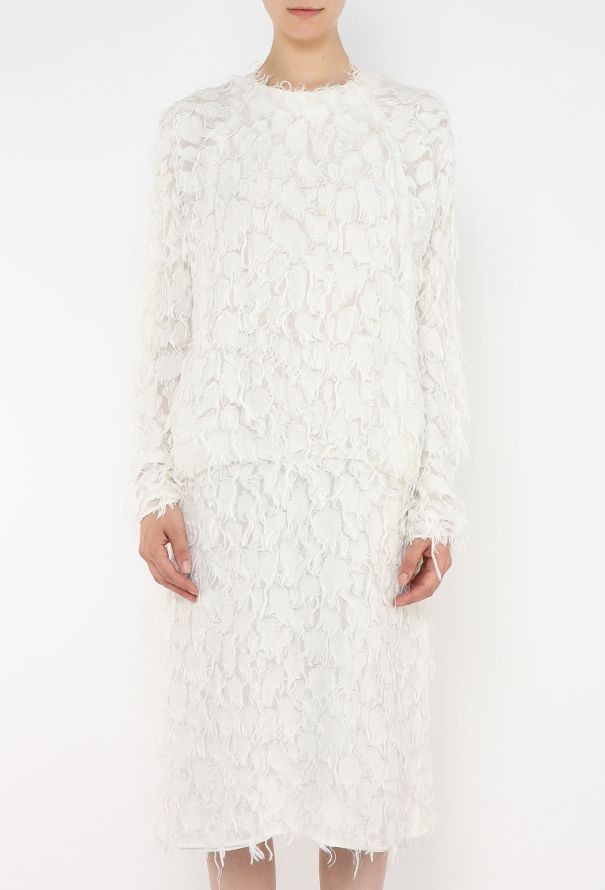 Chloé F/W 2014 Silk Feather Dress - 3 Chloé F/W 2014 Silk Feather Dress - 3