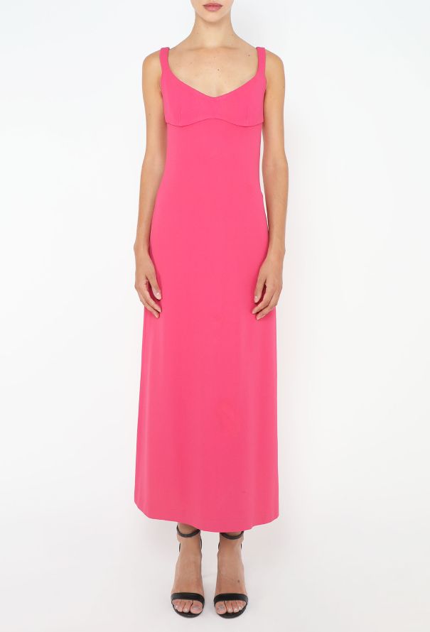 Dior Rare S/S 1997 Sculpted Crêpe Dress - 4