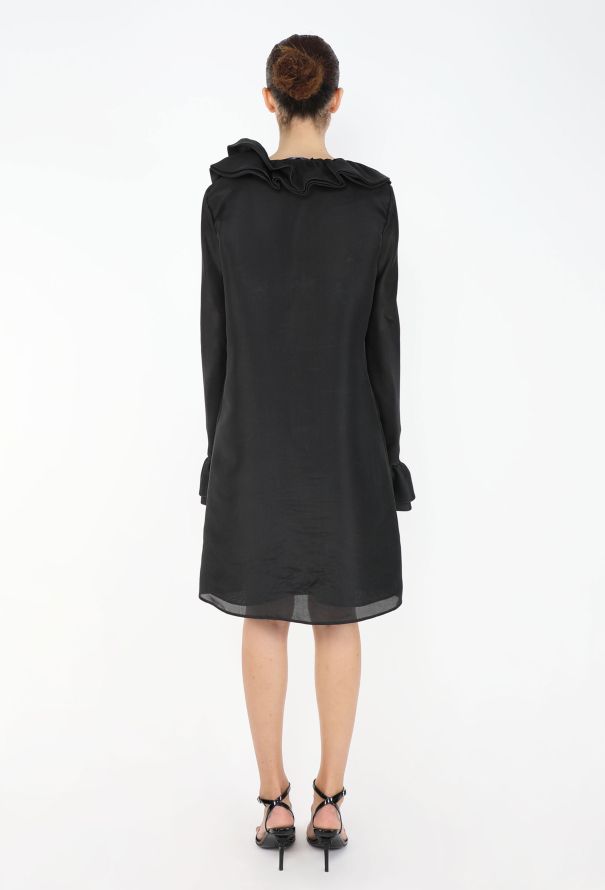 Gucci F/W 2000 Ruffled Organza Dress - 5