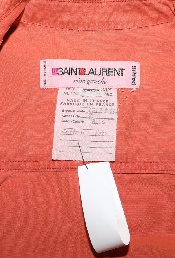 Saint Laurent RARE 1971 Cinched Safari Jacket - 6
