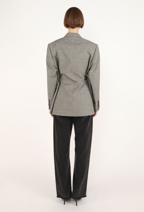 Prada Double-Breasted Drawstring Blazer, 2024 - 5