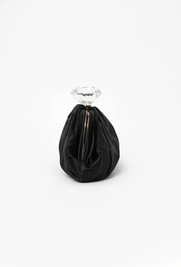 Chanel Satin Embellished Clutch Bag - 3