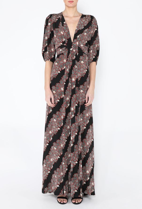 Ossie Clark '70s Printed Rayon Dress - 3