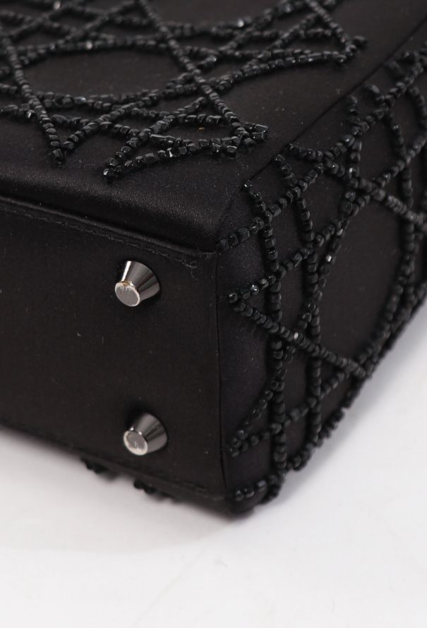 Dior '90s Mini Lady Dior  Satin Cannage Bag - 9