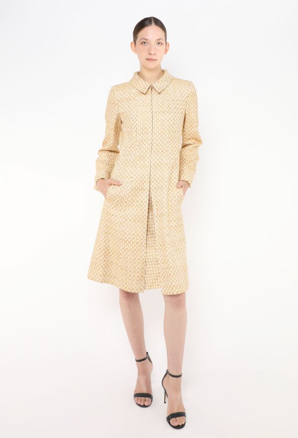 Chanel 2001 Tweed A-Line Coat - 4