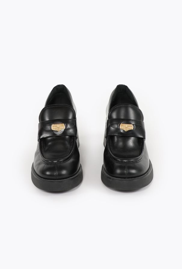 Miu Miu Spring 2022 Platform Penny Loafers - 2