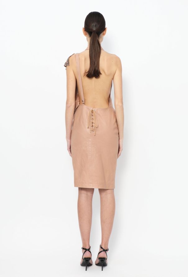 Alaïa ULTRA RARE 1981 Studded Leather Dress - 6