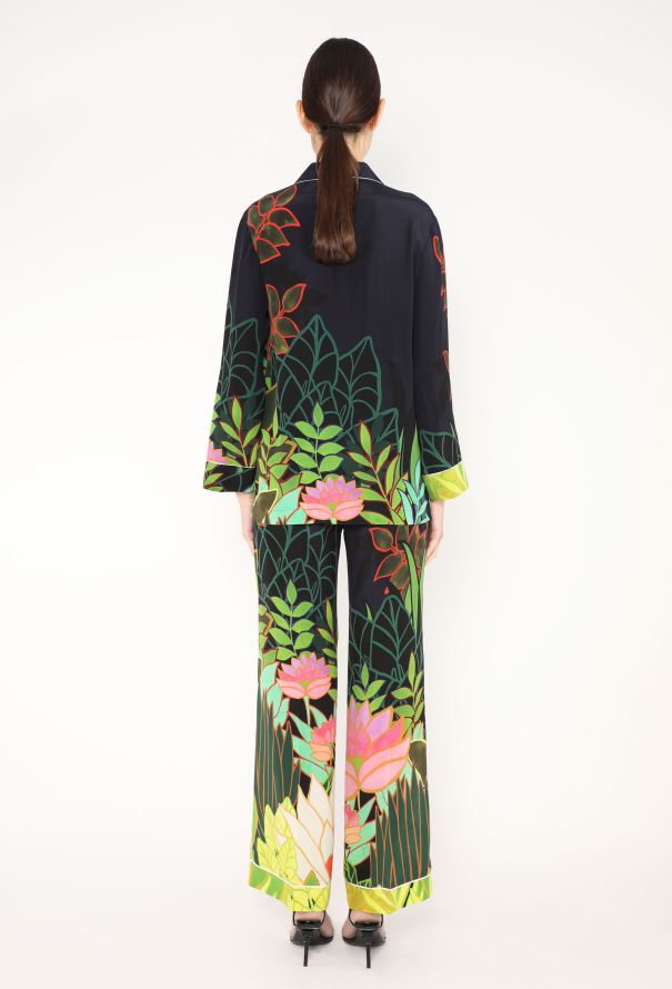 Valentino S/S 2020 Jungle Pajama Ensemble - 6