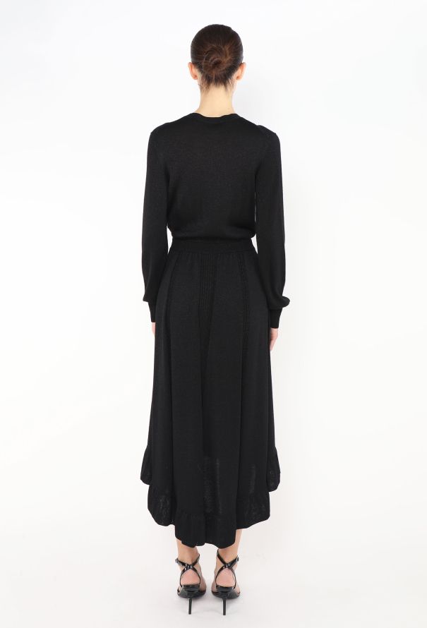 Chanel 2020 ‘CC’ Button-Up Knit Dress - 6