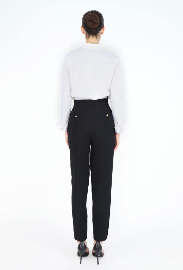 Chanel Vintage 'CC' Pleated Trousers - 5